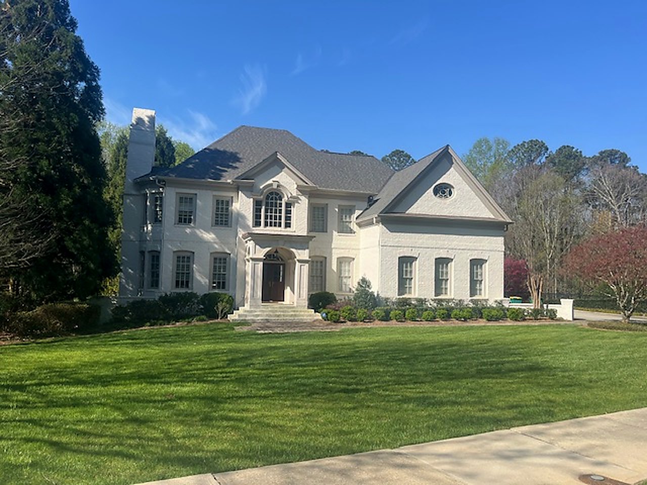 Insurance replacement, brick colonial