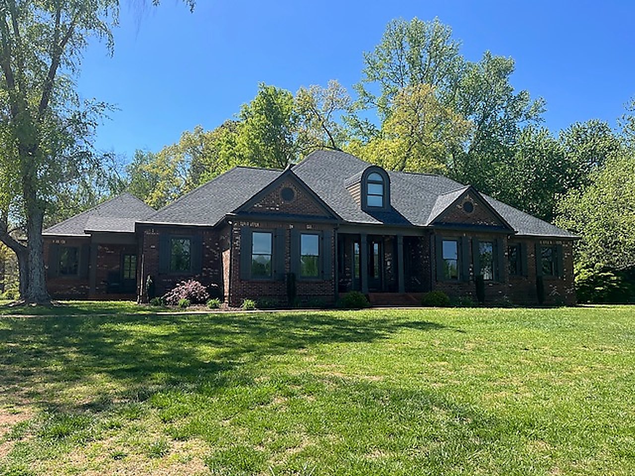 Standing-seam metal porch install