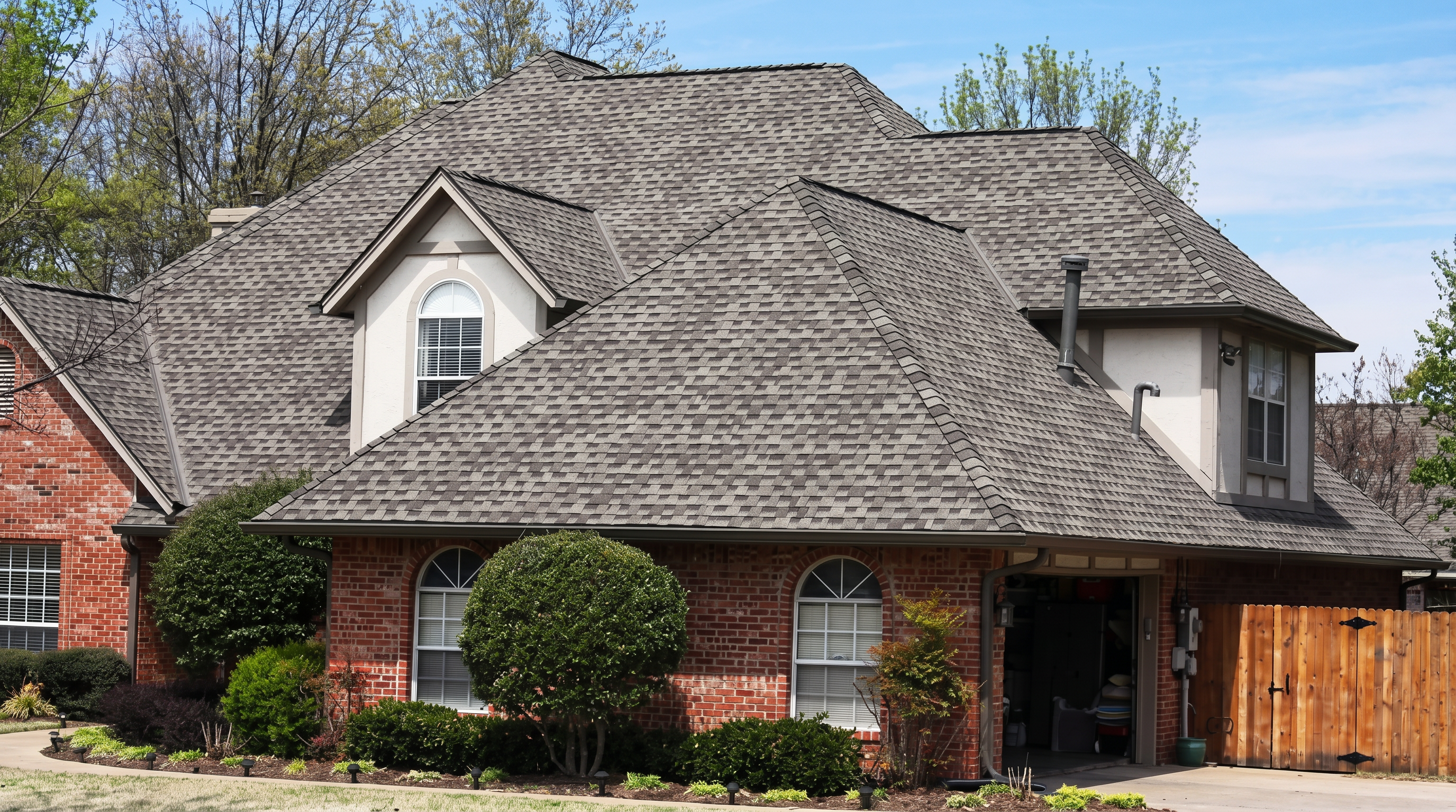 Multi-hip re-roof in Buckhead